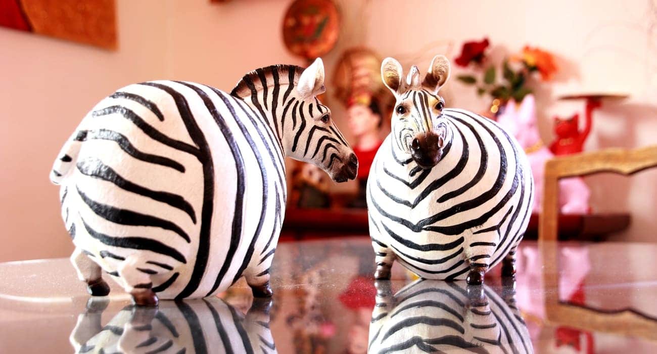 Figuren Zebra dick - Dekoration - Wohnaccessoires - Interior